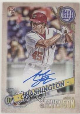 Andrew Stevenson #GQA-AS Baseball Cards 2018 Topps Gypsy Queen Autographs
