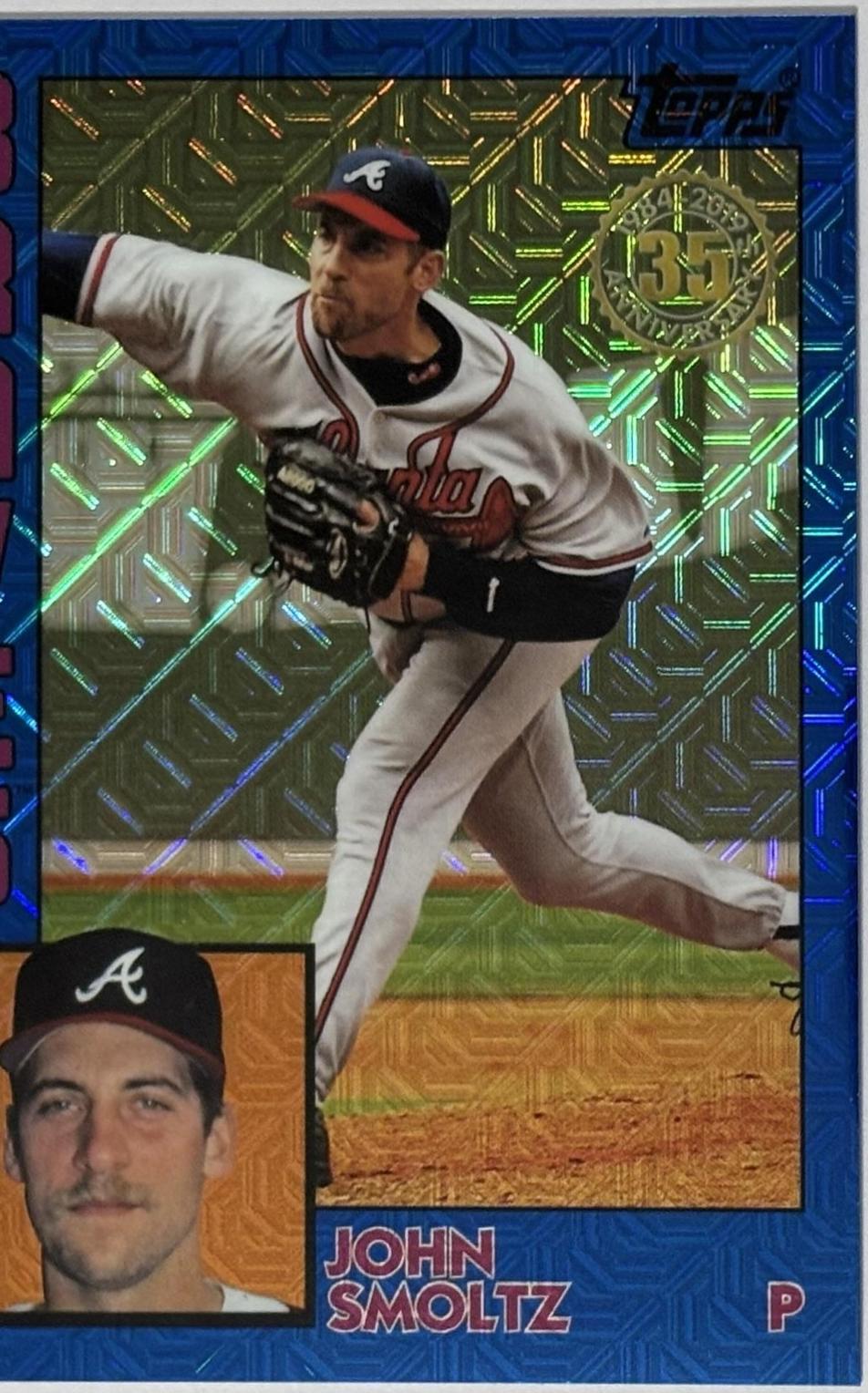 John Smoltz [Blue Refractor] #T84-31
