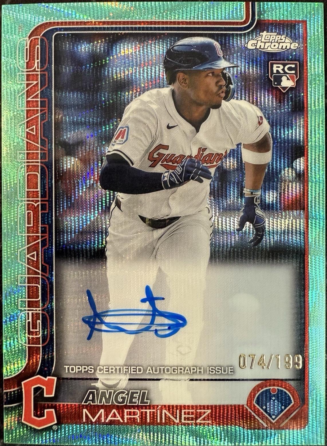 Angel Martinez [Aqua Wave Refractor] #RA-AMA