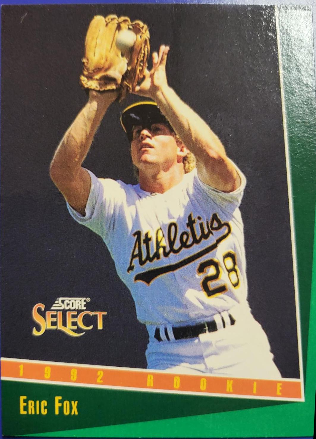 Eric Fox #313 Baseball Cards 1993 Score Select