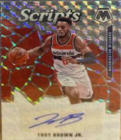 Troy Brown Jr #SC-TBJ 2019-20 Panini Mosaic Basketball Scripts