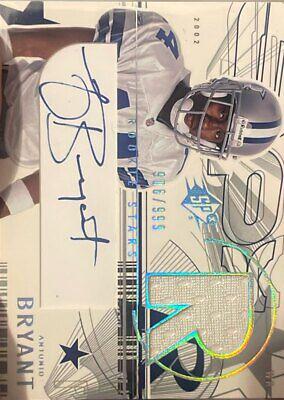 Antonio Bryant #158 2002 SPx Football