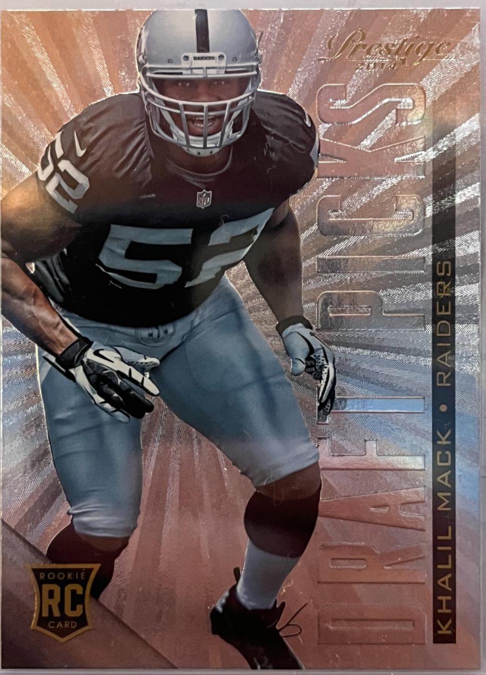 Khalil Mack #DP9 Football Cards 2014 Panini Prestige Draft Pick