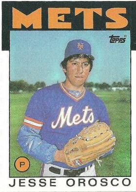 Jesse Orosco #465 Baseball Cards 1986 Topps