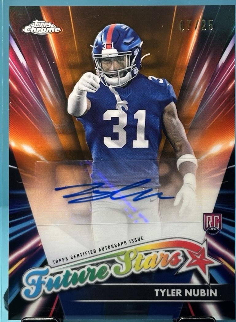 Tyler Nubin [Orange Refractor] #FSA-TN