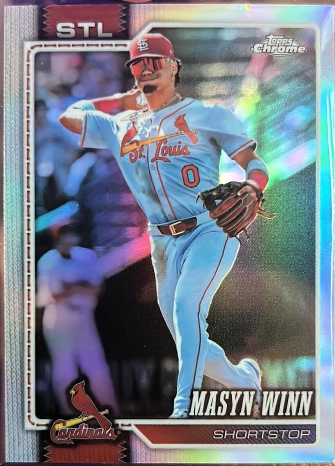 2026 Topps Chrome Masyn Winn [Refractor] #217 card