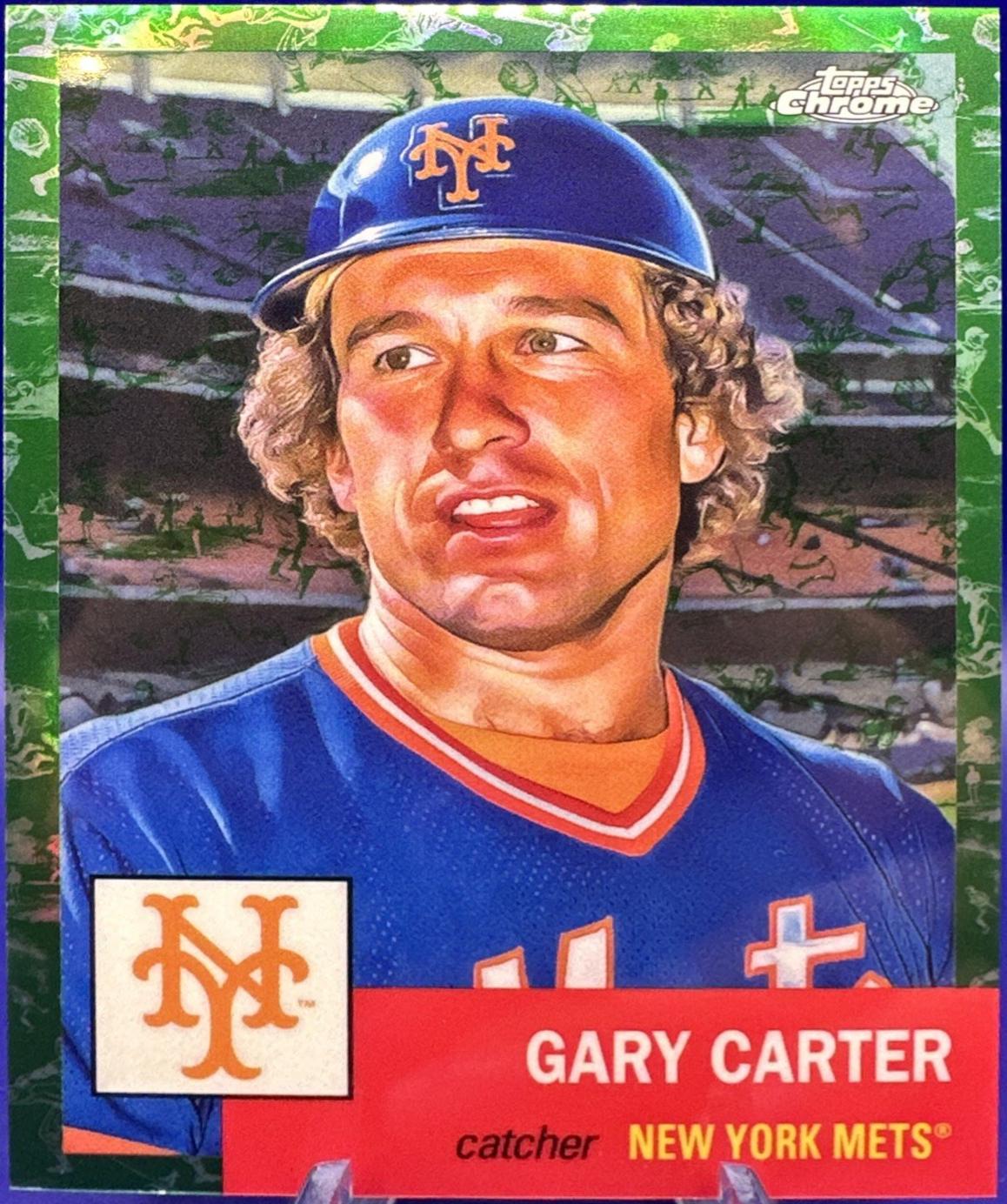 Gary Carter [Toile White Green] #213