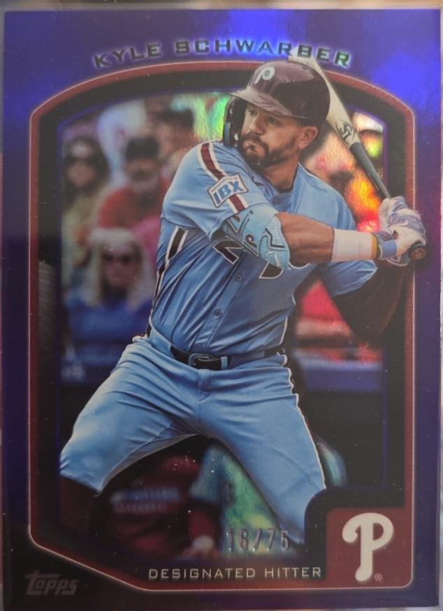 Kyle Schwarber [Purple Foil] #74