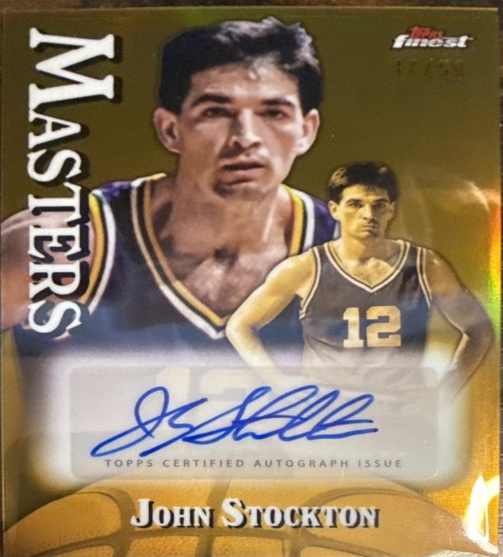 John Stockton [Gold Refractor] #MA-JS