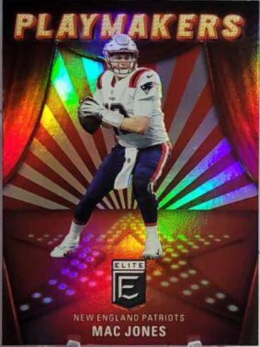 Mac Jones #PM-12 Football Cards 2022 Panini Donruss Elite Playmakers