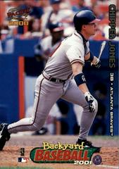 Chipper Jones Baseball Cards 2000 Pacific Backyard Baseball Prices