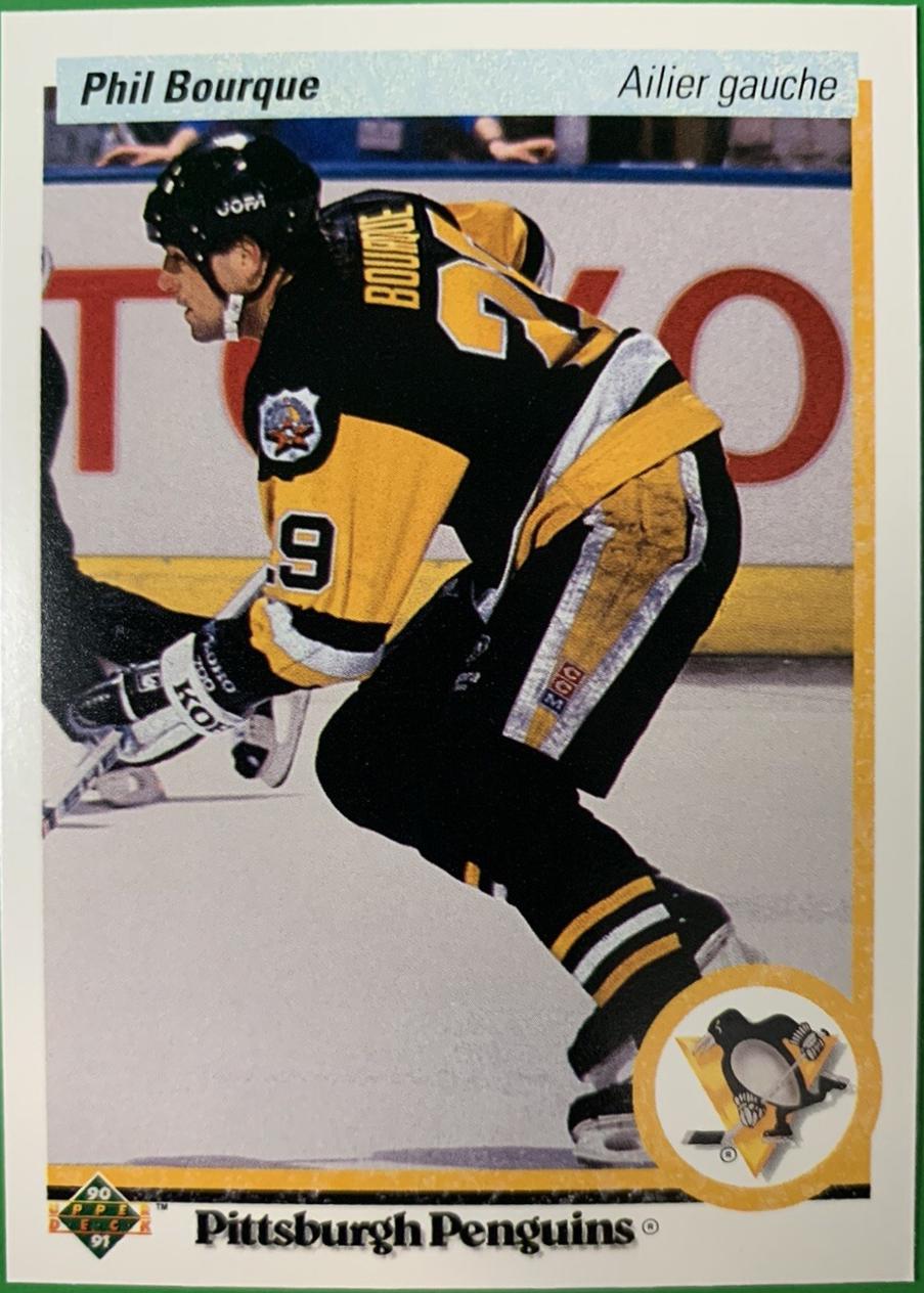Phil Bourque #31 Hockey Cards 1990 Upper Deck French
