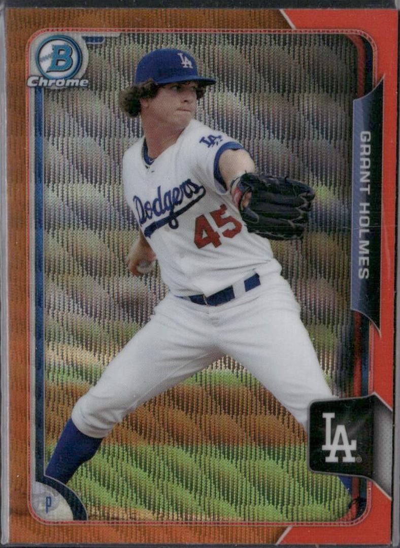 Grant Holmes [Orange Wave Refractor] #BCP237