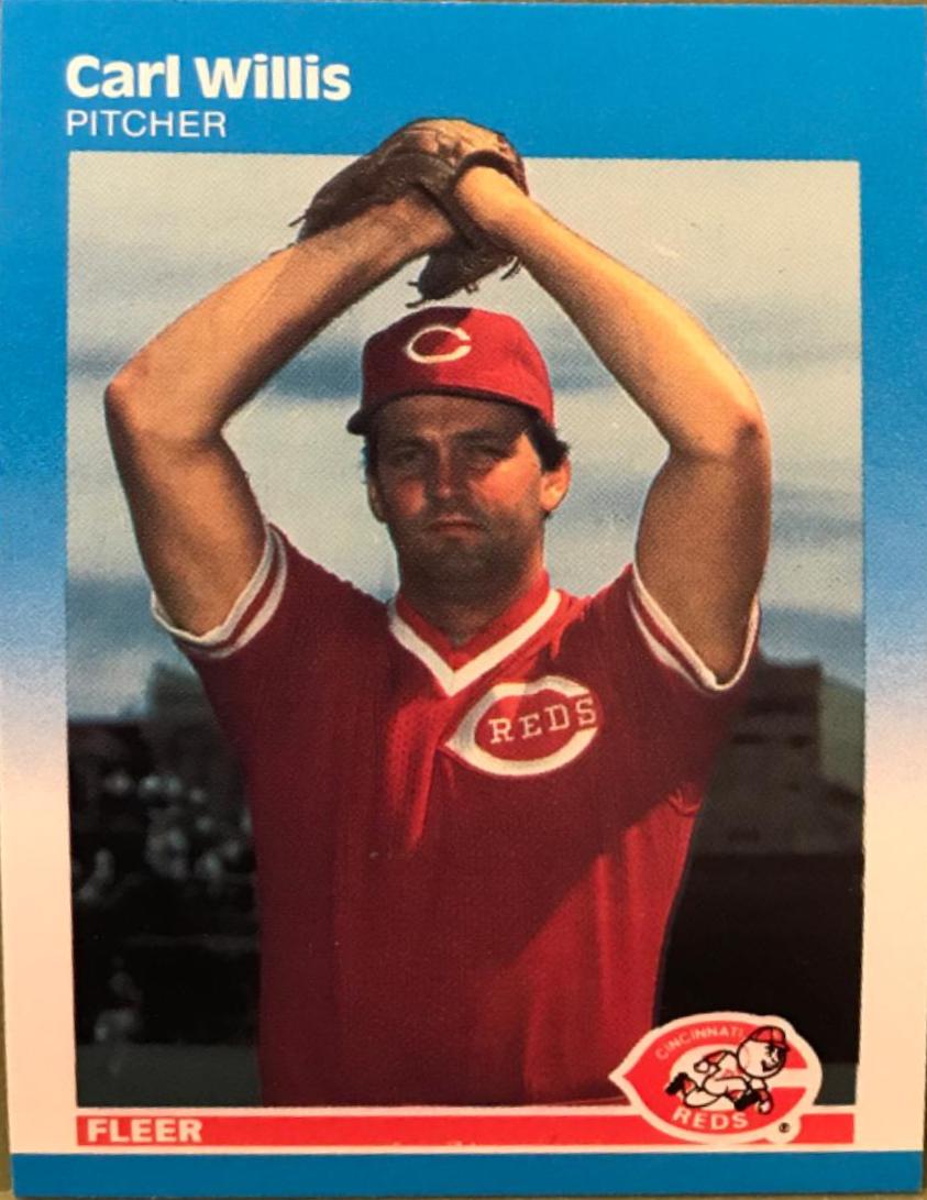 Carl Willis #218 Baseball Cards 1987 Fleer
