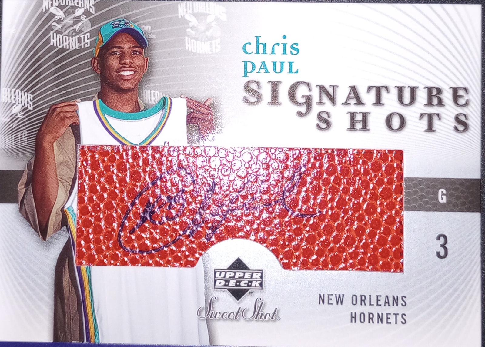 Chris Paul #ss-cp Basketball Cards 2005 Upper Deck Sweet Shot Signature Shots