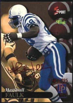 Marshall Faulk #S94 1995 Classic 5 Sport Football