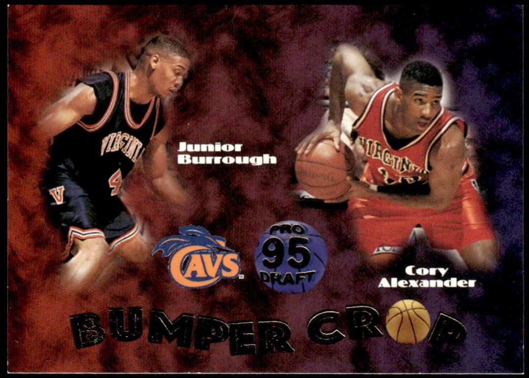 Cory Alexander / Junior Burrough #BC-93 1995 Collect A Card Basketball