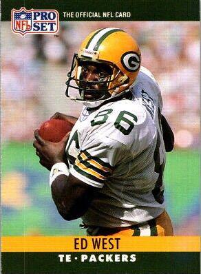Ed West #115 Football Cards 1990 Pro Set