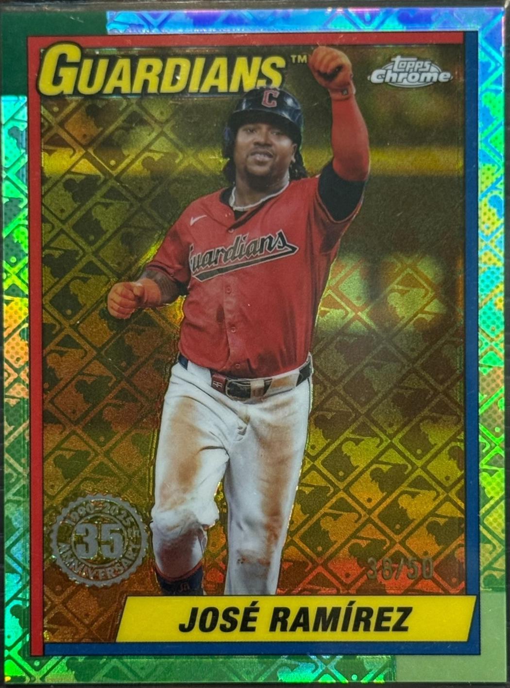 Jose Ramirez [Gold Refractor] #90CB-5