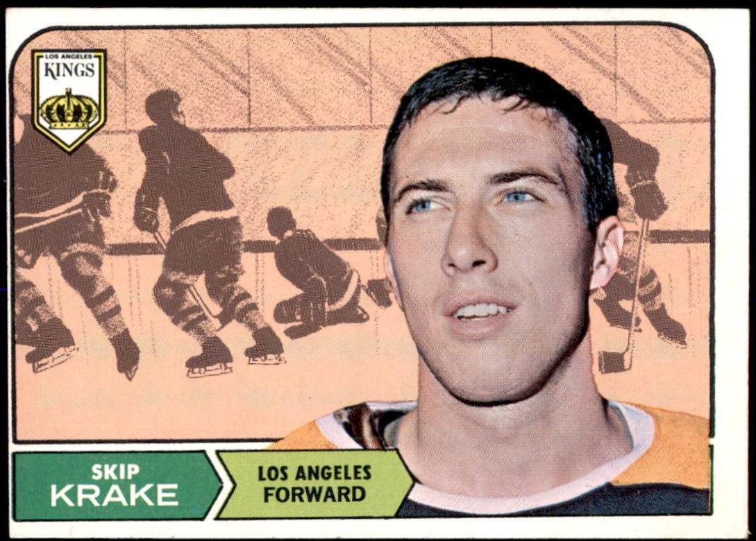 Skip Krake #43 Hockey Cards 1968 Topps