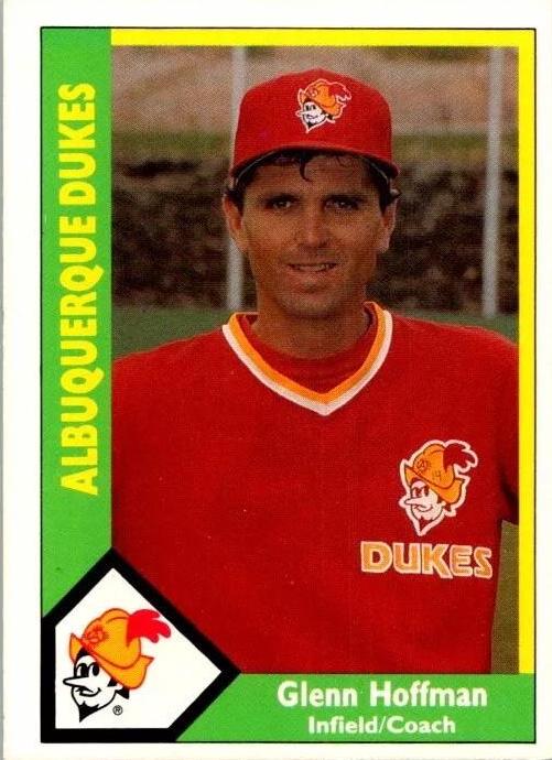 Glenn Hoffman #26 Baseball Cards 1990 CMC Albuquerque Dukes