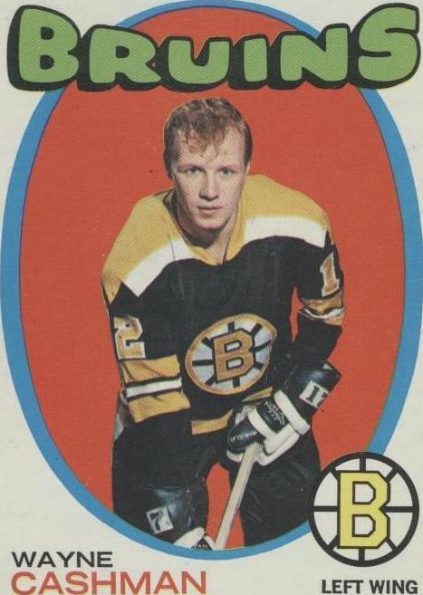 Wayne Cashman #129 Hockey Cards 1971 Topps
