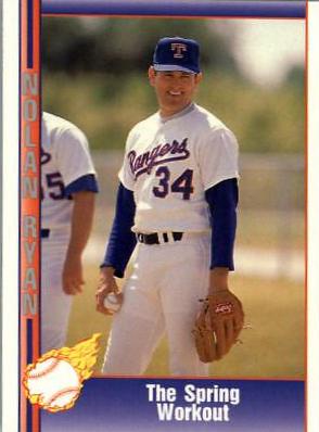 The Spring Workout #87 Baseball Cards 1991 Pacific Nolan Ryan