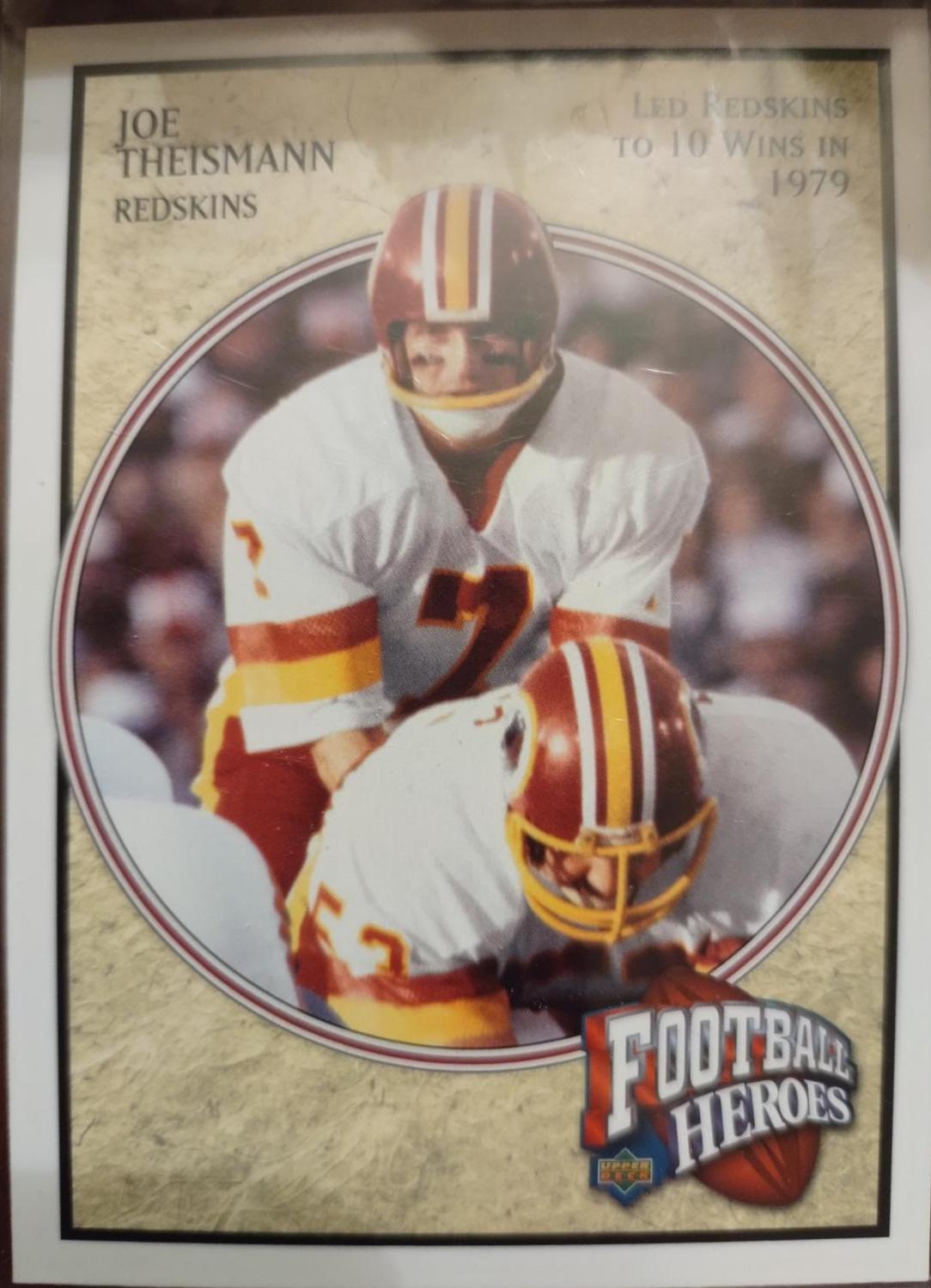 Joe Theismann #58 Football Cards 2006 Upper Deck Heroes