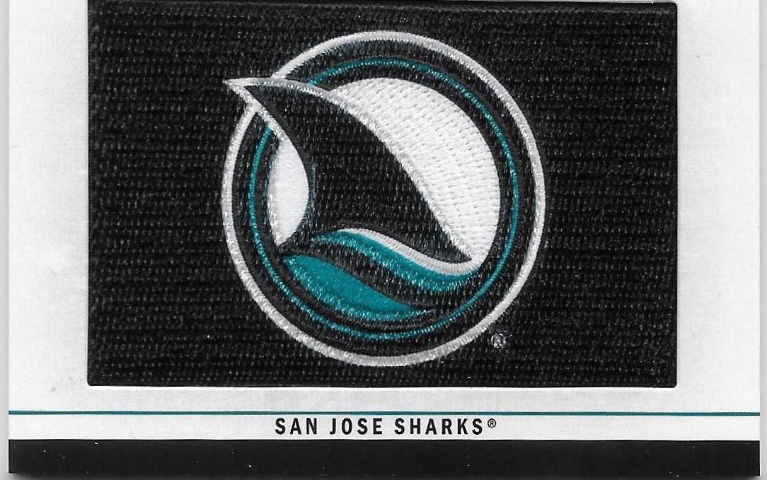 San Jose Sharks #399 Hockey Cards 2024 O-Pee-Chee Team Logo Patch