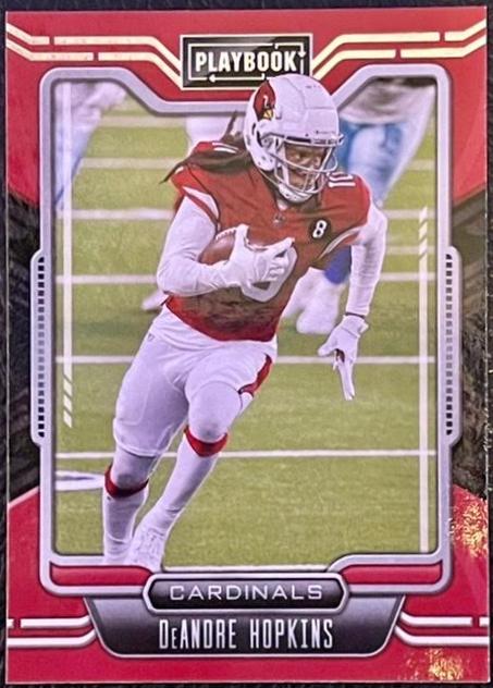 DeAndre Hopkins #2 Football Cards 2021 Panini Playbook