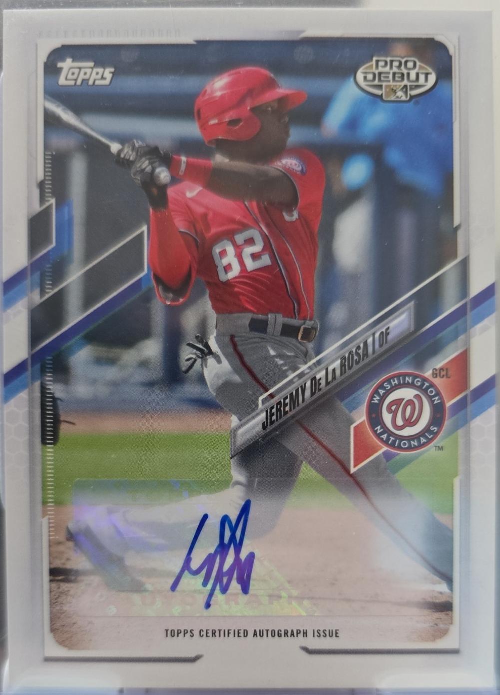 Jeremy De La Rosa [Autograph] #PD-97