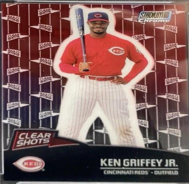 Ken Griffey Jr #CS9 Baseball Cards 2000 Stadium Club Chrome Clear Shots