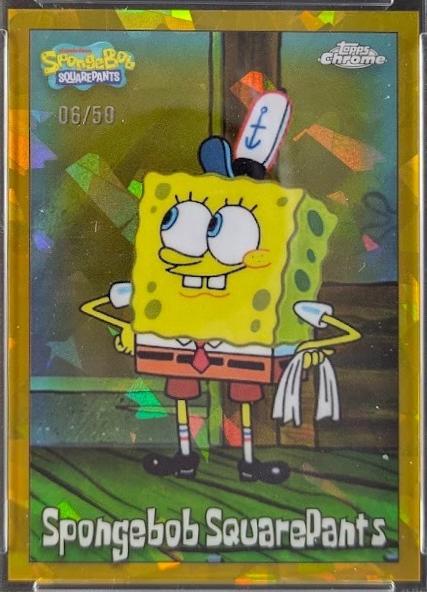 SpongeBob SquarePants [Gold Sapphire] #25 Prices | 2025 Topps