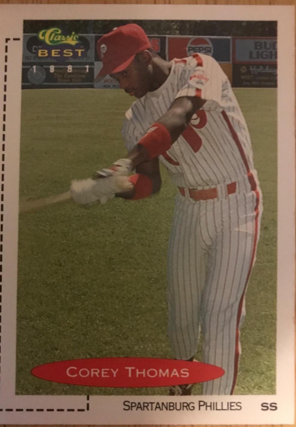 Corey Thomas #281 1991 Classic Best Baseball