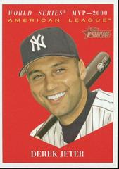Derek Jeter #486 Baseball Cards 2010 Topps Heritage Prices
