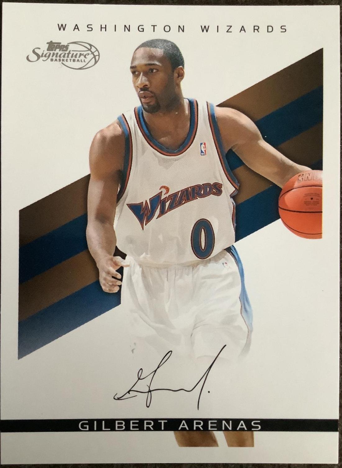Gilbert Arenas #TS-GA 2008-09 Topps Signature Basketball