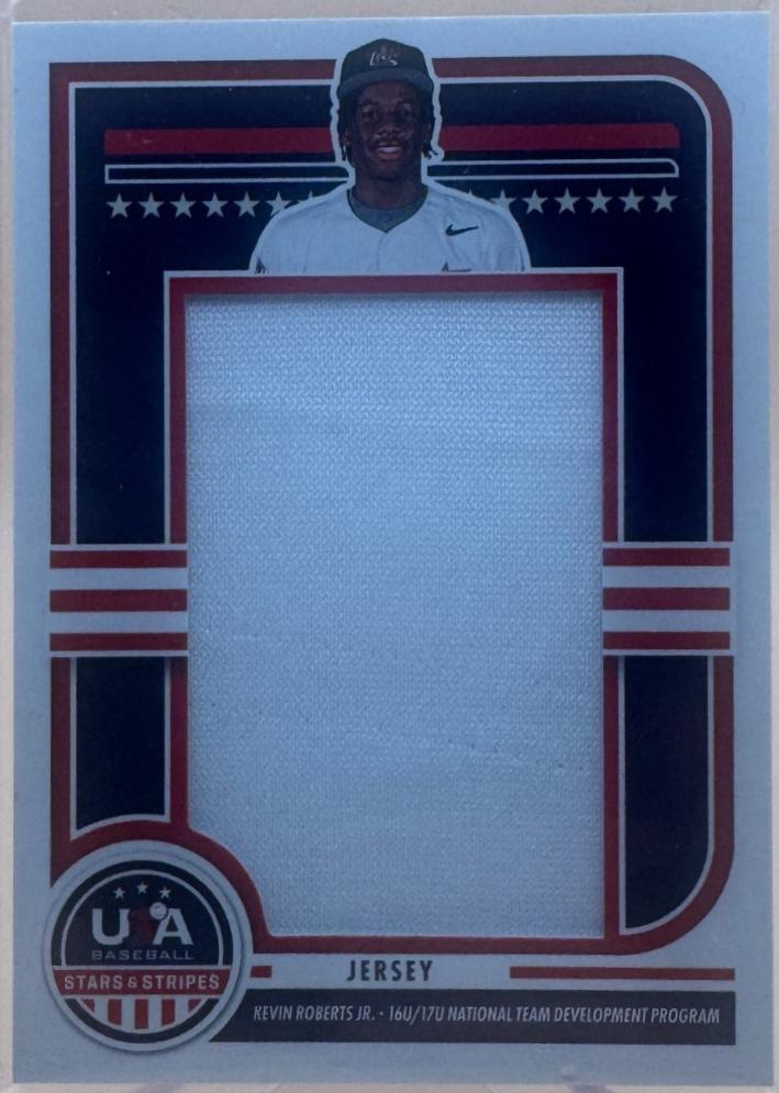 Kevin Roberts Jr. #JMJ-YU 2025 Panini Stars & Stripes Baseball Jumbo Material Pants