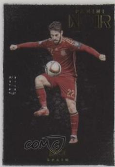 Isco #84 2016 Panini Noir Soccer