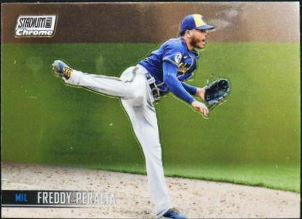 Freddy Peralta #384 2021 Stadium Club Chrome Baseball
