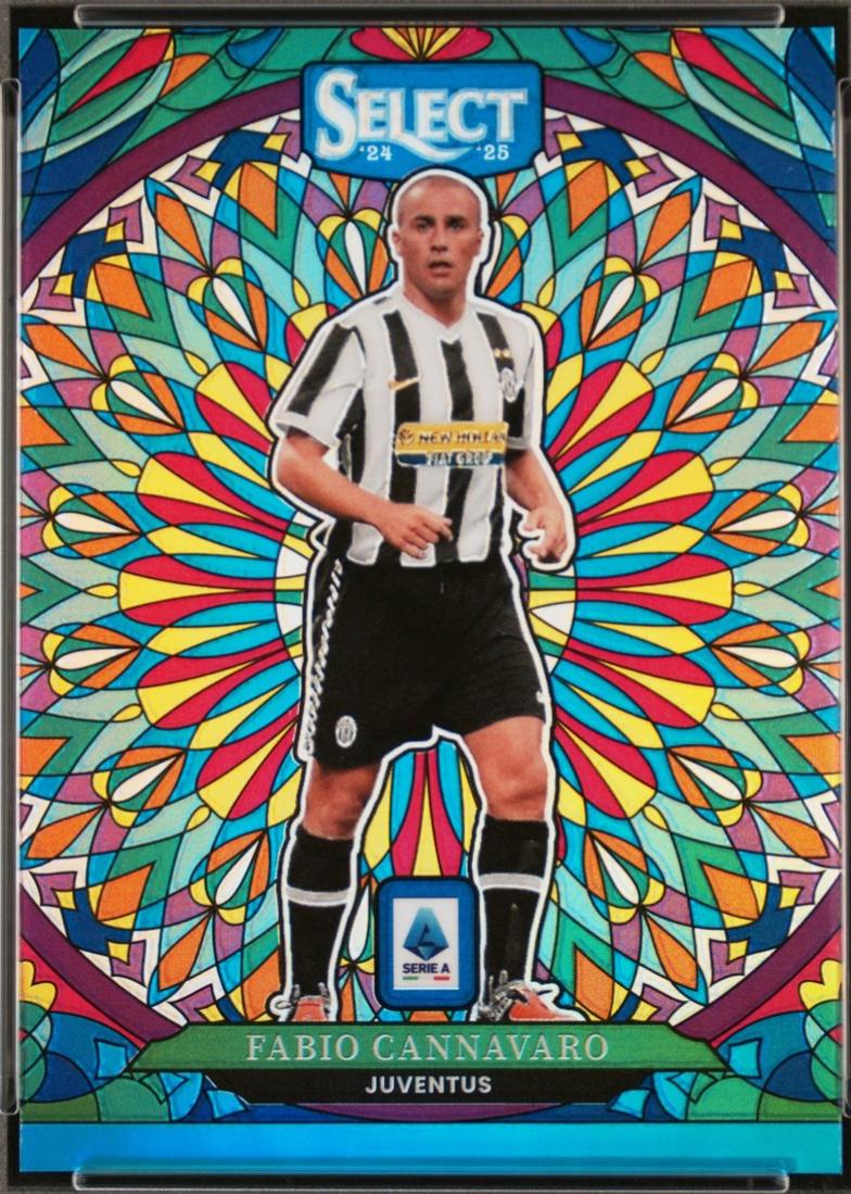 Fabio Cannavaro #25 2024 Panini Select Serie A Stained Glass