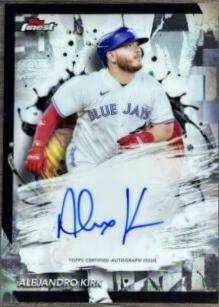 Alejandro Kirk #FA-AK Baseball Cards 2024 Topps Finest Autograph