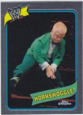 Hornswoggle #42 Wrestling Cards 2008 Topps Heritage III Chrome WWE