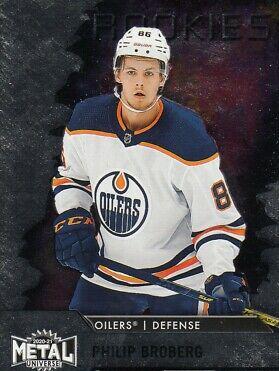 Philip Broberg #133 Hockey Cards 2020 Skybox Metal Universe