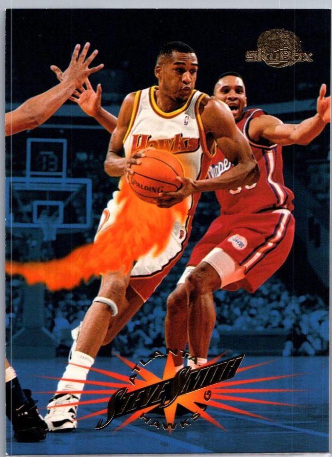 Steve Smith #4 Basketball Cards 1995 Skybox Premium