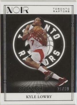 Kyle Lowry #9 Basketball Cards 2020 Panini Noir