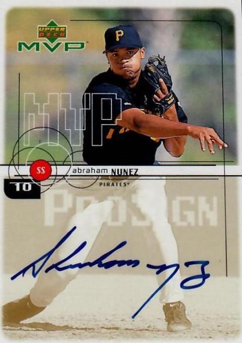 Abraham Nunez #AN Baseball Cards 1999 Upper Deck MVP Prosign