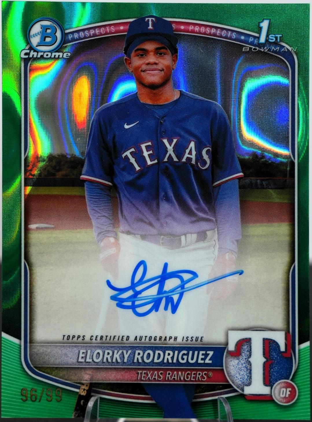 Elorky Rodriguez [Green Lava Refractor] #CPA-ER