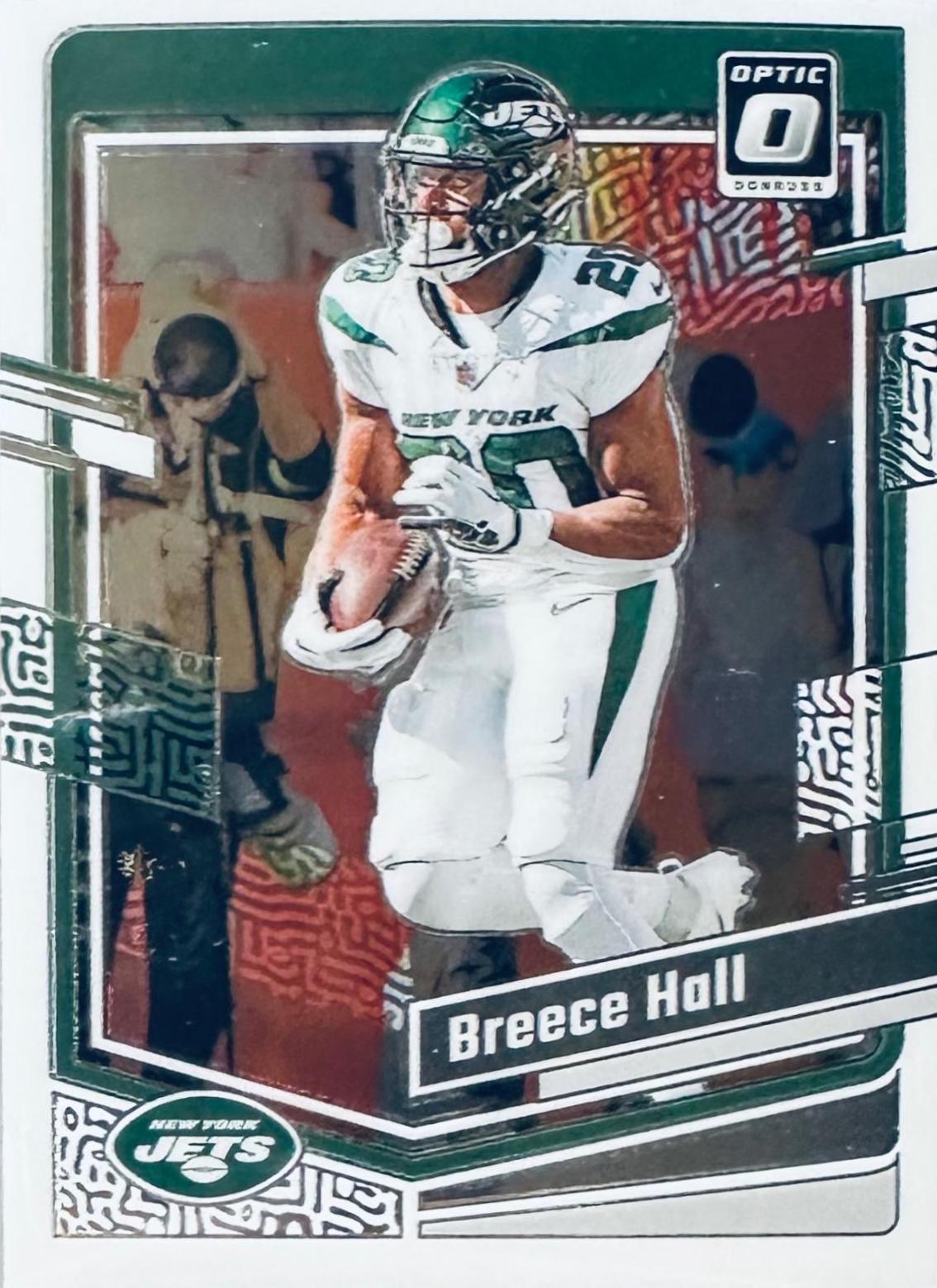 Breece Hall #151 Football Cards 2023 Panini Donruss Optic