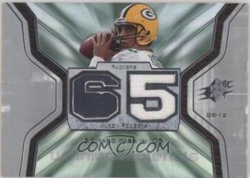 Aaron Rodgers #WM5-AR 2007 Spx Winning Materials Stat Football