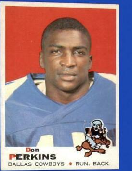 Don Perkins #144 Football Cards 1969 Topps